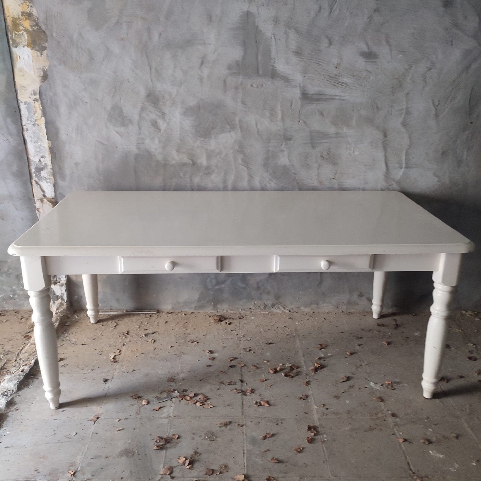 Witte eettafel, Huis en Inrichting, Tafels | Eettafels, Ophalen