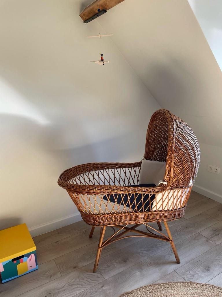 Wieg / rieten kribbe, Ophalen, Gebruikt, Wieg