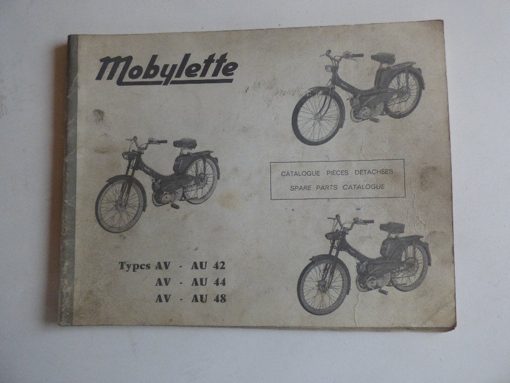 LISTE DES PIÈCES MOTOBECANE MOBYLETTE TYPE AV42, AV44 & AV48, Vélos & Vélomoteurs, Enlèvement ou Envoi, Utilisé
