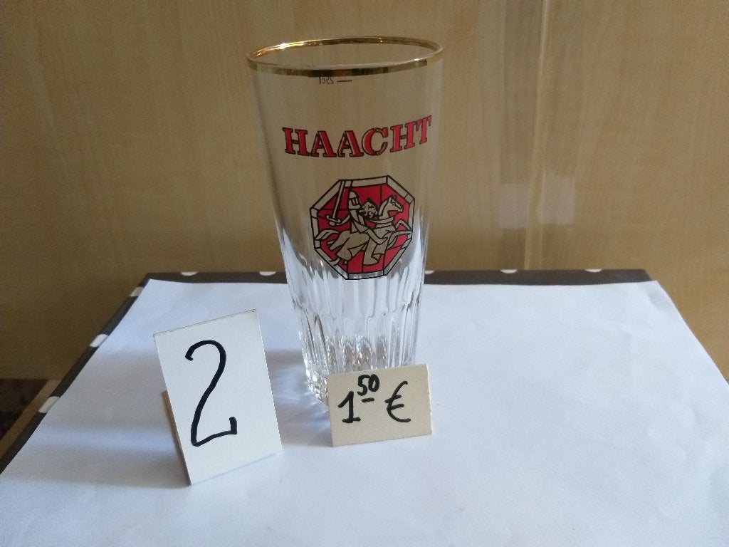 7 verres à bière pour 5 euros, Collections, Enlèvement ou Envoi