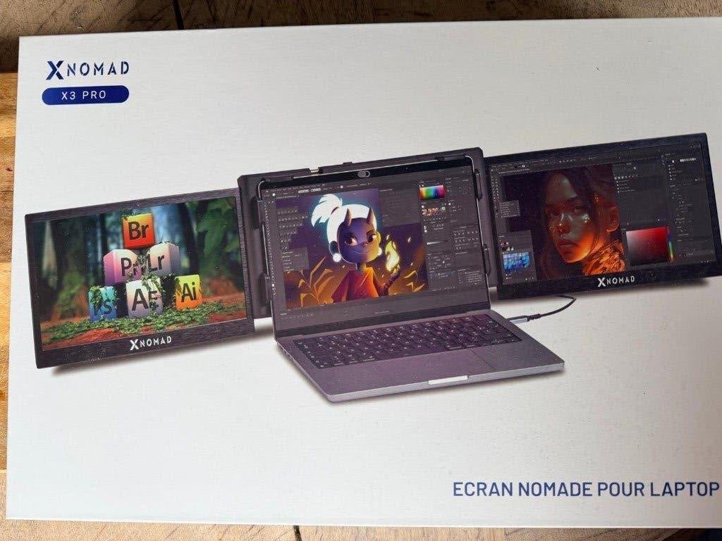 Double écran xnomad X3 Pro Double Écran 13,3", Informatique & Logiciels, Enlèvement, Comme neuf