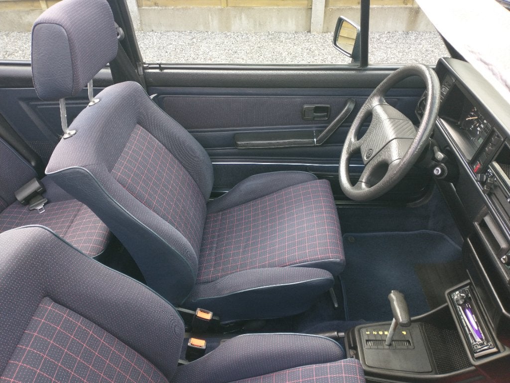 VW GOLF 1 CABRIOLET, Auto's, Stof, Cabriolet, Particulier, Blauw