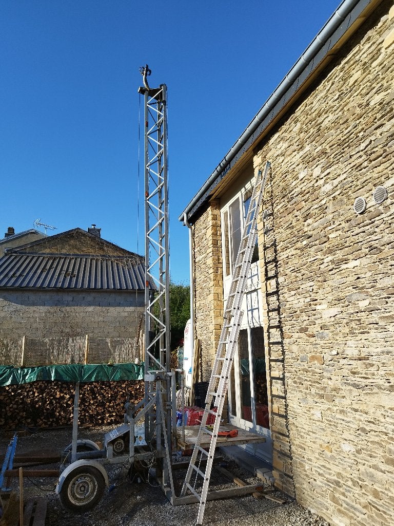 ascenseur de chantier, Enlèvement, Utilisé, Ascenseur de chantier