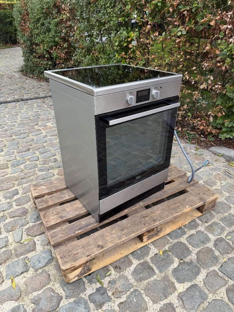 Inductiekookplaat met oven AEG, Elektronische apparatuur, Ophalen, Inductie, 4 kookzones