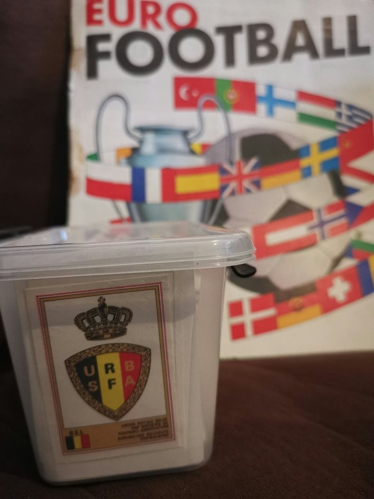 Panini Récups EURO Football 77, Collections, Enlèvement ou Envoi, Utilisé, Affiche, Image ou Autocollant