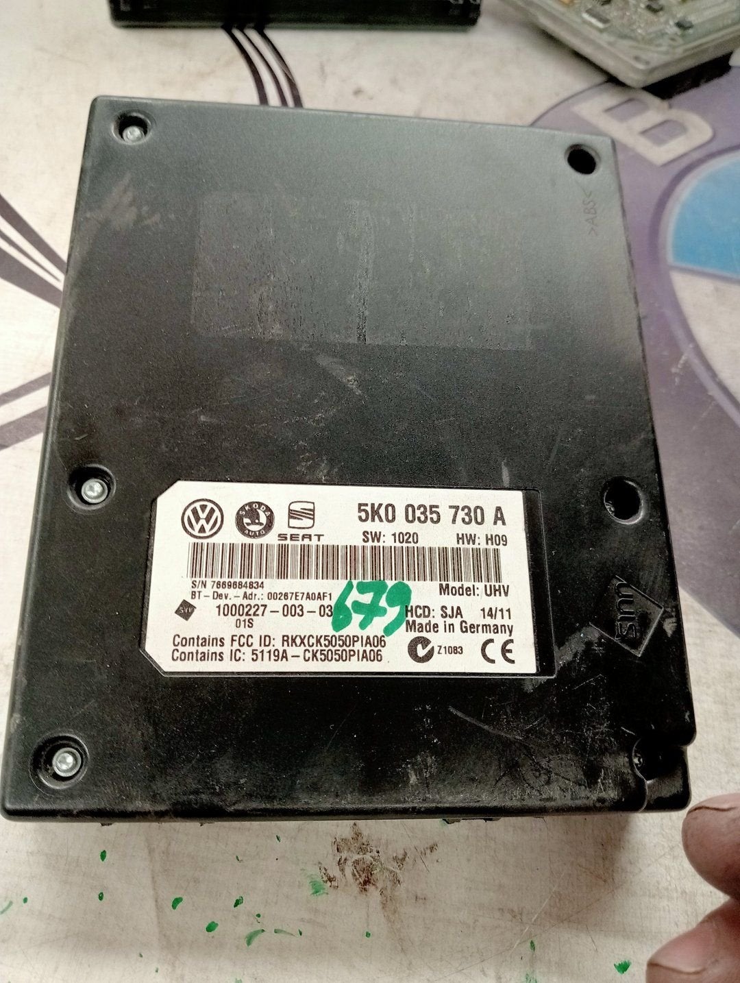 VW Polo 6R Telefoonmodule 5K0035730A, Volkswagen, -, Utilisé, -