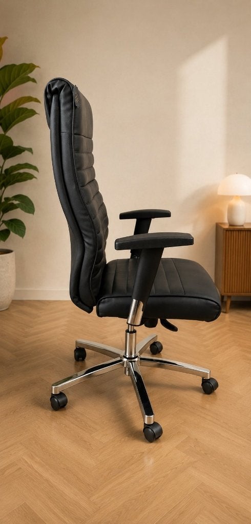 Topstar Echt Leder Directeursstoel | NIEUW in doos | NP €380, Huis en Inrichting, Bureaustoelen, Zwart, Nieuw, Ophalen of Verzenden