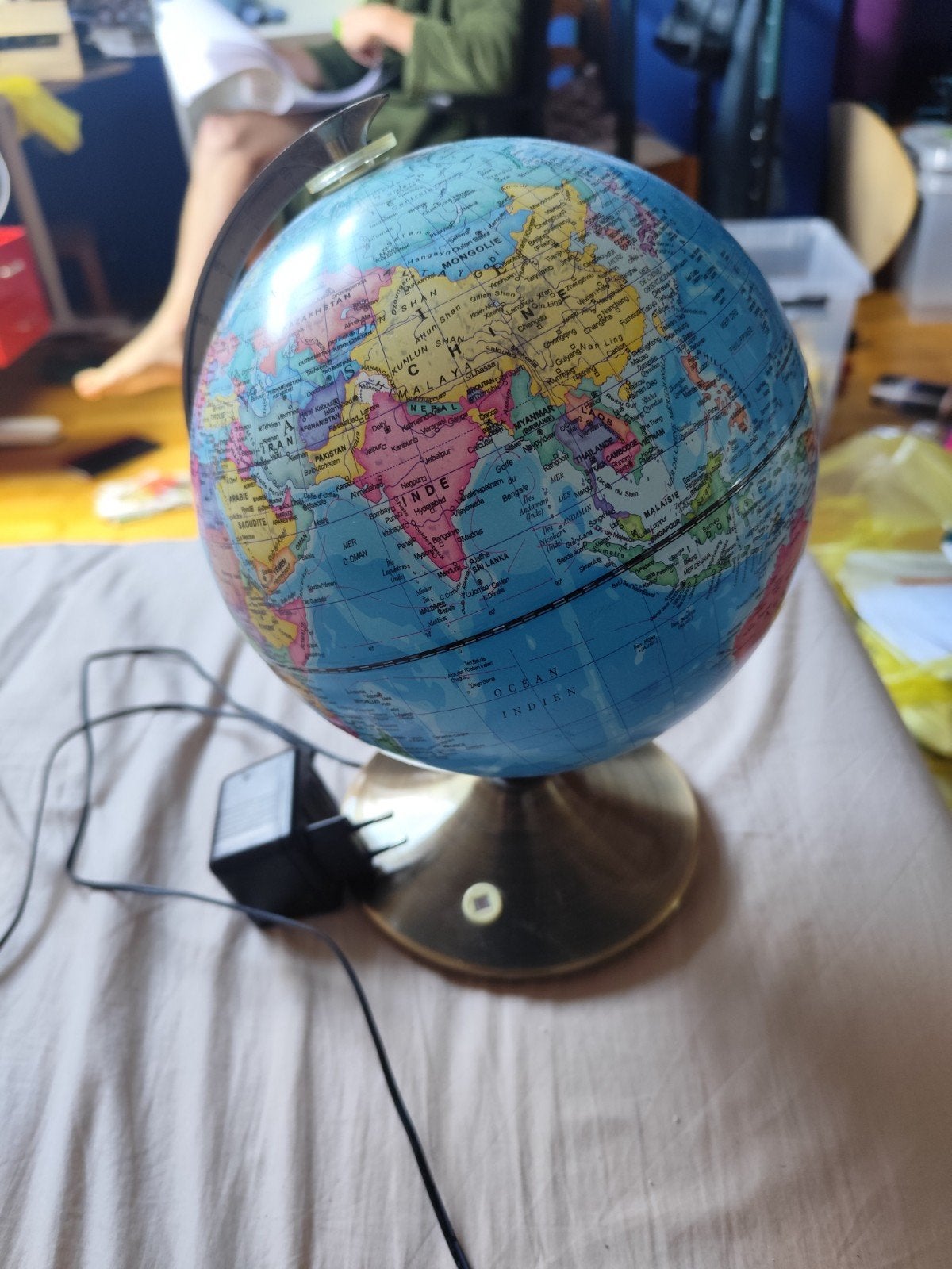 Mappemonde à donner, Enlèvement, Utilisé