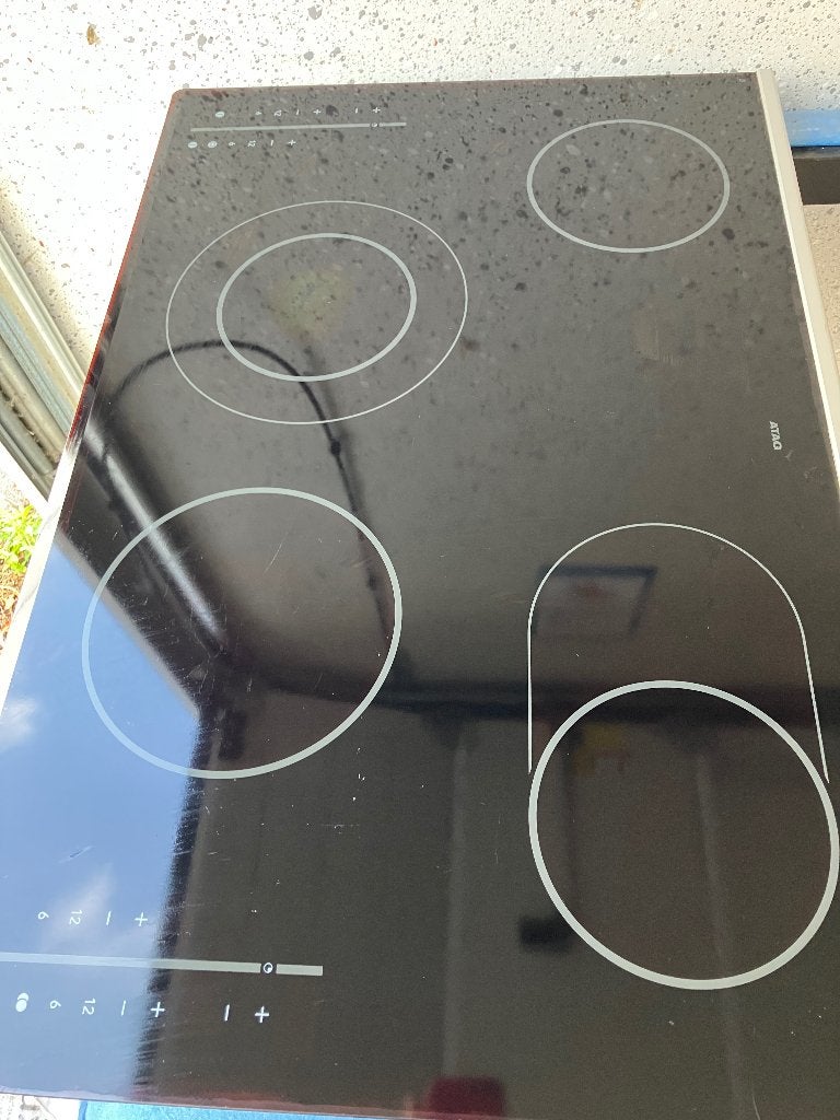 keramische inbouwkookplaat, Elektronische apparatuur, Ophalen, Gebruikt, Keramisch, 4 kookzones