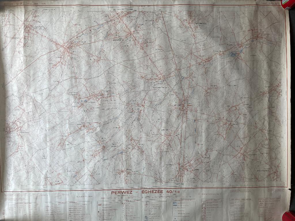 Carte géographique, Enlèvement ou Envoi, Comme neuf, Carte géographique