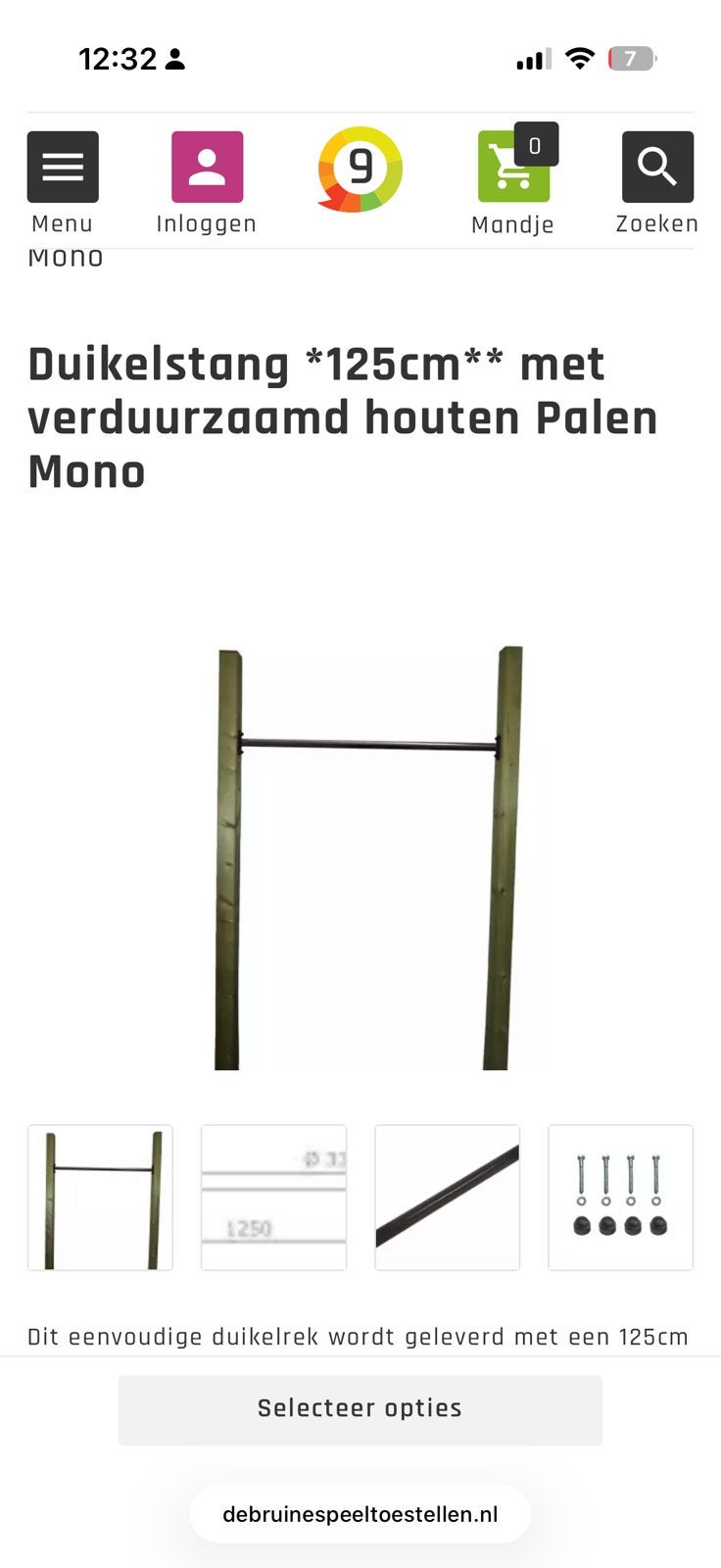 Nieuw duikelrek, Ophalen, Nieuw