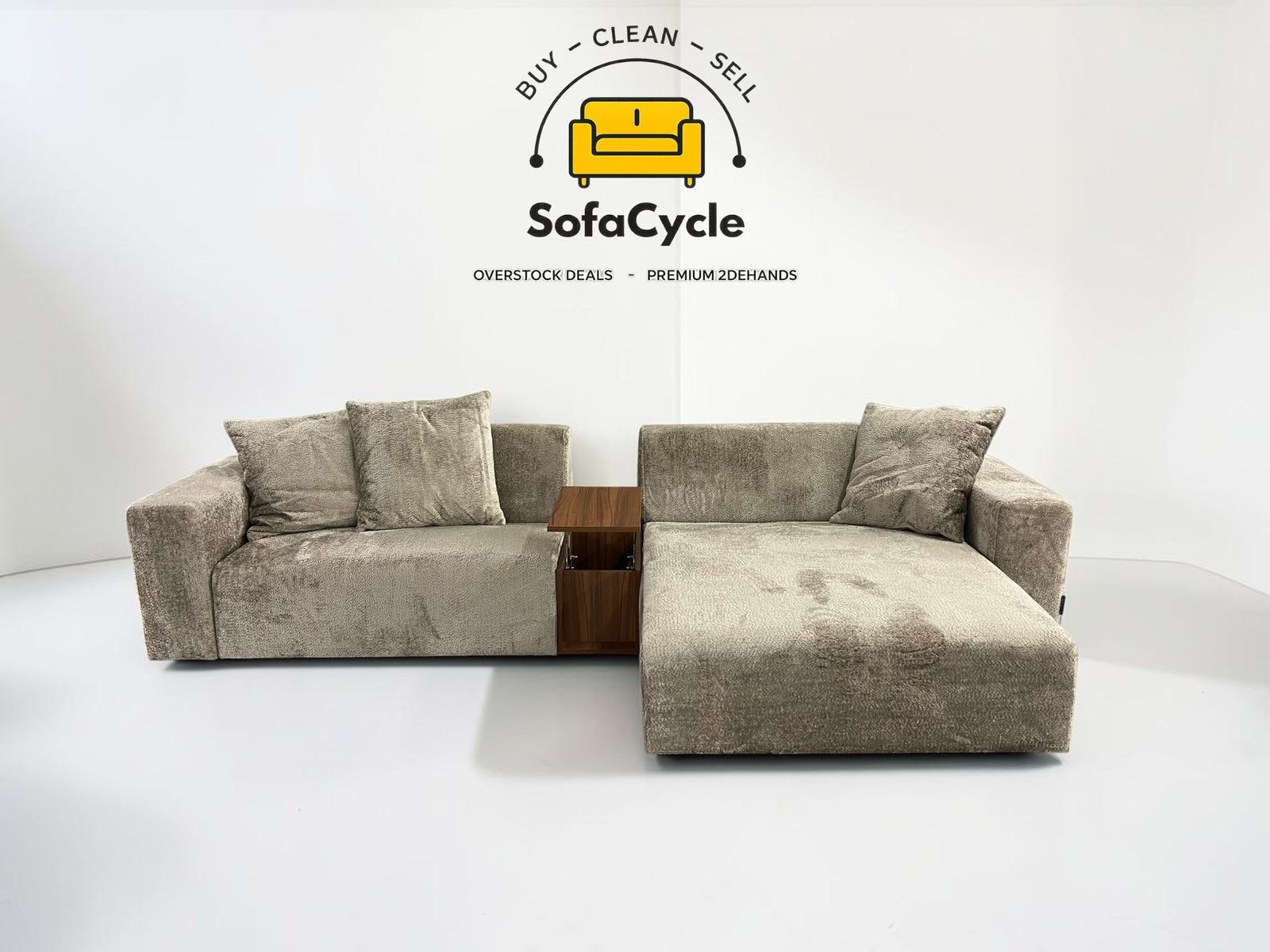 Hoekzetels SofaCycle - Morgen geleverd aan huis / TOPDEALS, Ophalen of Verzenden, Zo goed als nieuw, SofaCycle, Info@sofacycle.be