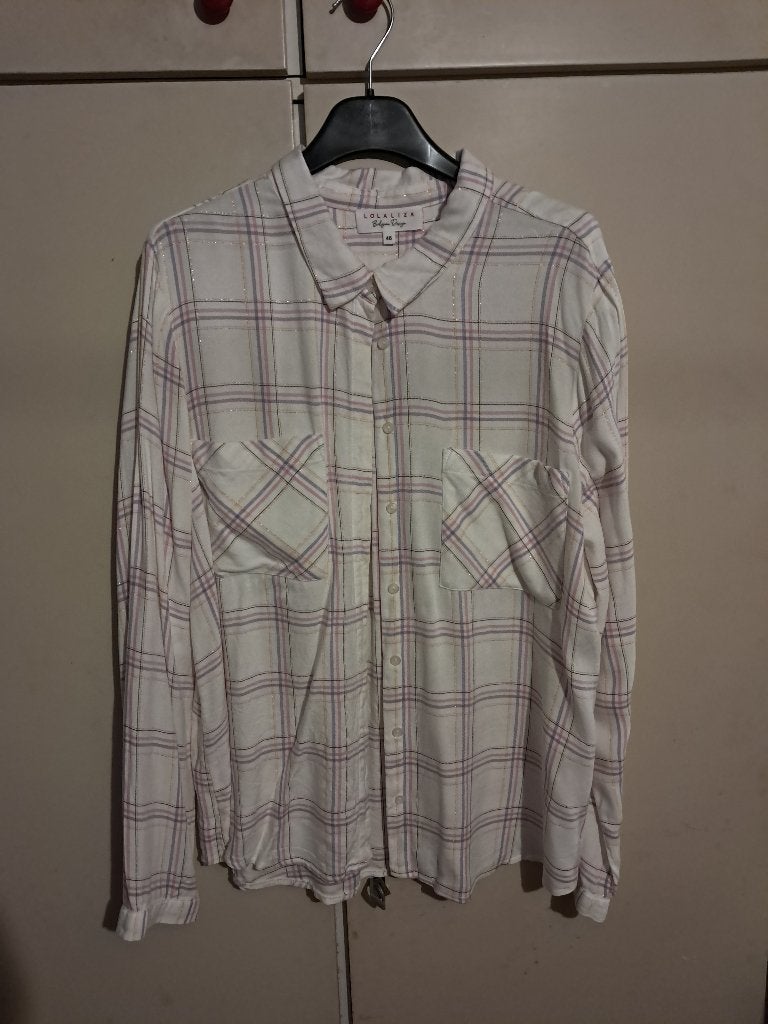 Blouse, Ophalen, Maat 46/48 (XL) of groter, Zo goed als nieuw, Meerkleurig
