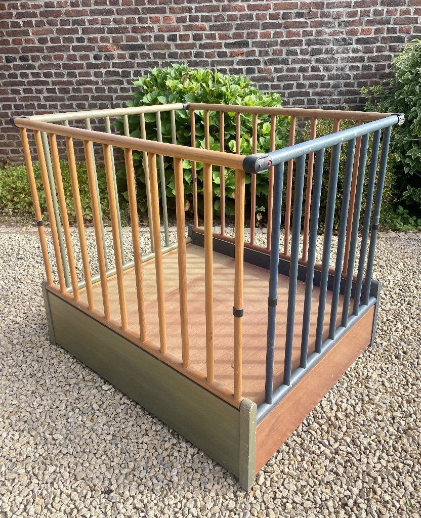 HOUTEN OPVOUWBARE BOX "Bopita" met opberglade, Kinderen en Baby's, Babyparken, Ophalen, Gebruikt, Rechthoekig, Lade