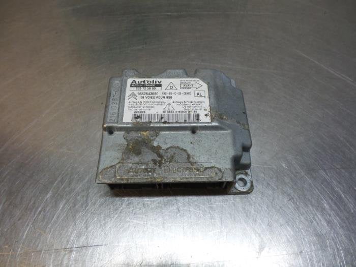 Module airbag d'un Citroen C4 (C4 04-), -, 3 mois de garantie, Utilisé, -
