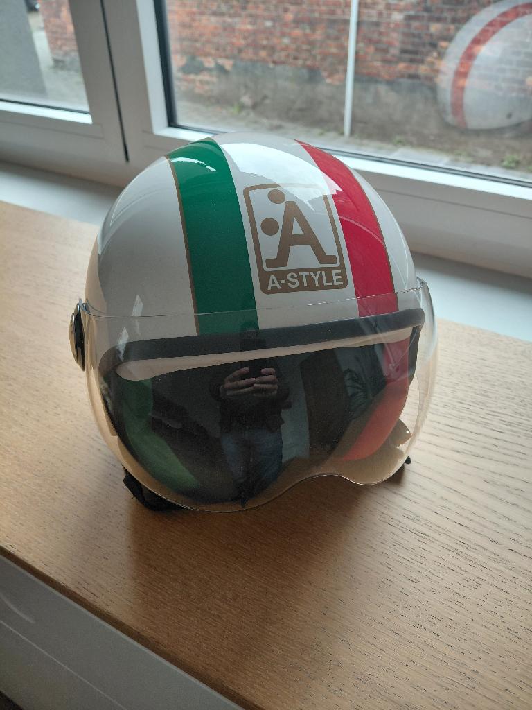 Helm Italian Style, Motoren, Ophalen, Nieuw zonder kaartje, S, Jethelm
