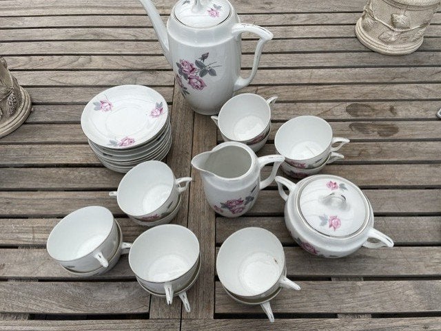 Compleet koffieservies, Enlèvement, Utilisé, Porcelaine, Service complet
