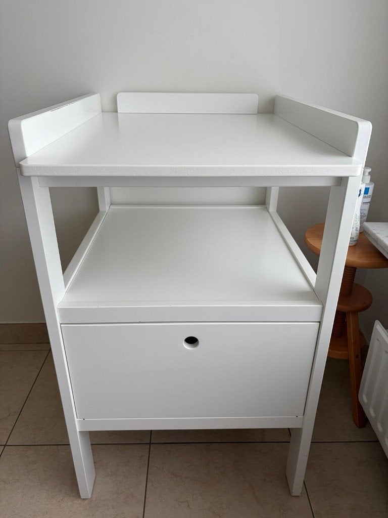 Ververstafel met opberglade, Ophalen, Gebruikt, Minder dan 75 cm, 70 cm of meer