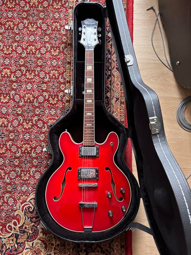 Epiphone Riviera EA-250 jaren 70, Ophalen, Gebruikt, Hollow body, Epiphone