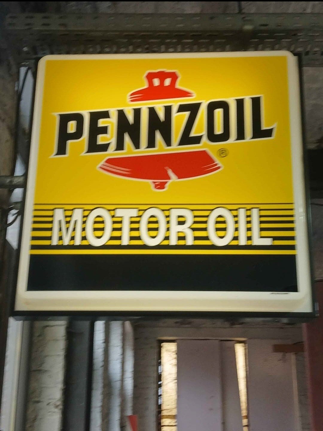 enseigne lumineuse pennzoil, Enlèvement, Comme neuf, Panneau publicitaire