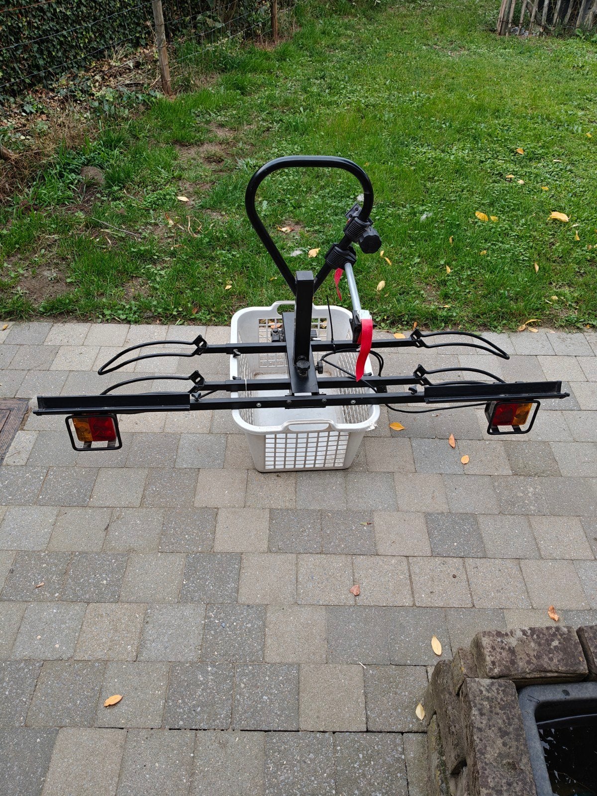 fietsendrager, 2 fietsen, bevestiging op de trekhaak., Autos : Divers, Enlèvement, 2 vélos, Utilisé, Support d'attelage
