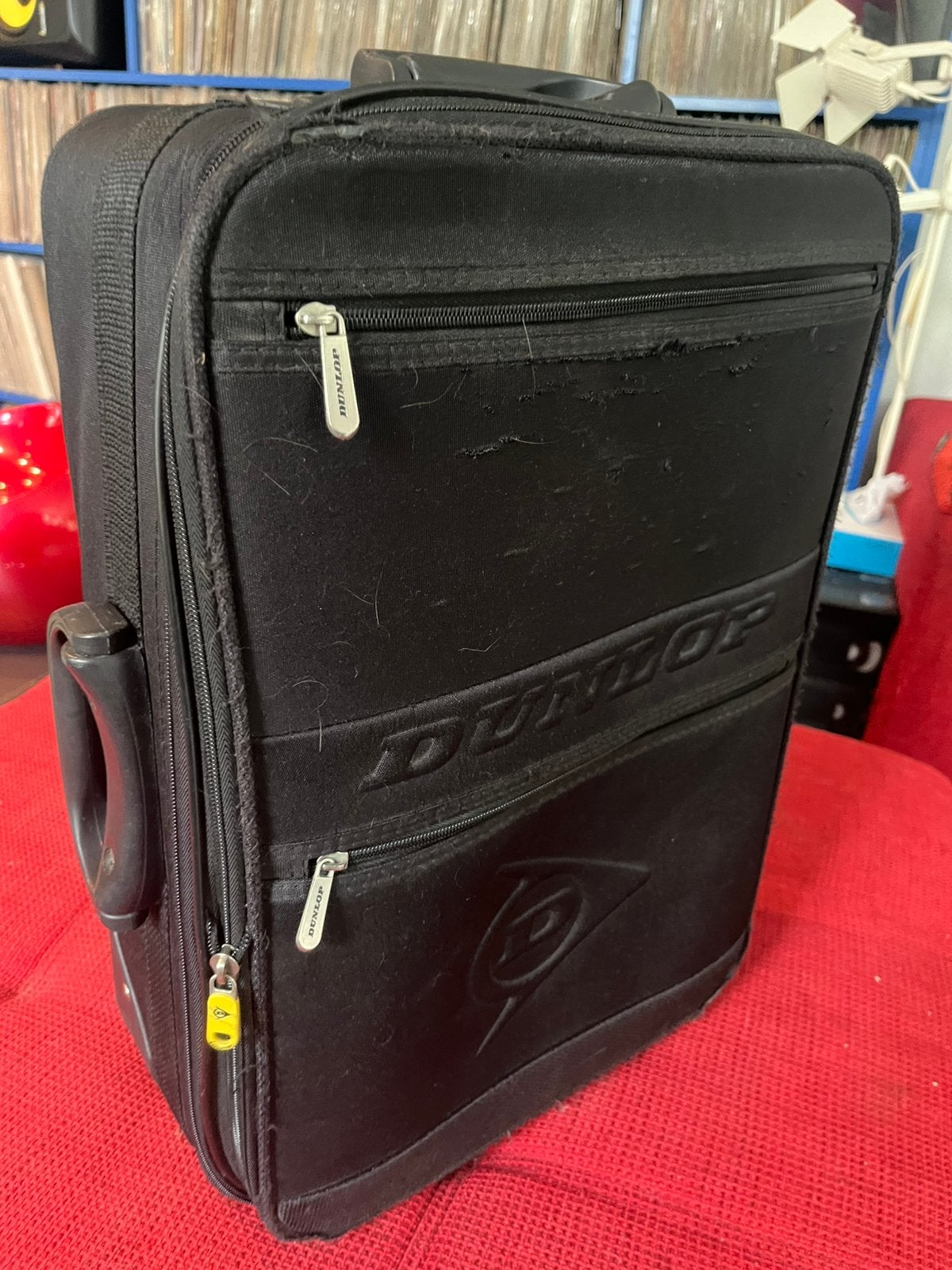 Dunlop reiskoffer handbagage, Ophalen, Zo goed als nieuw, Wieltjes