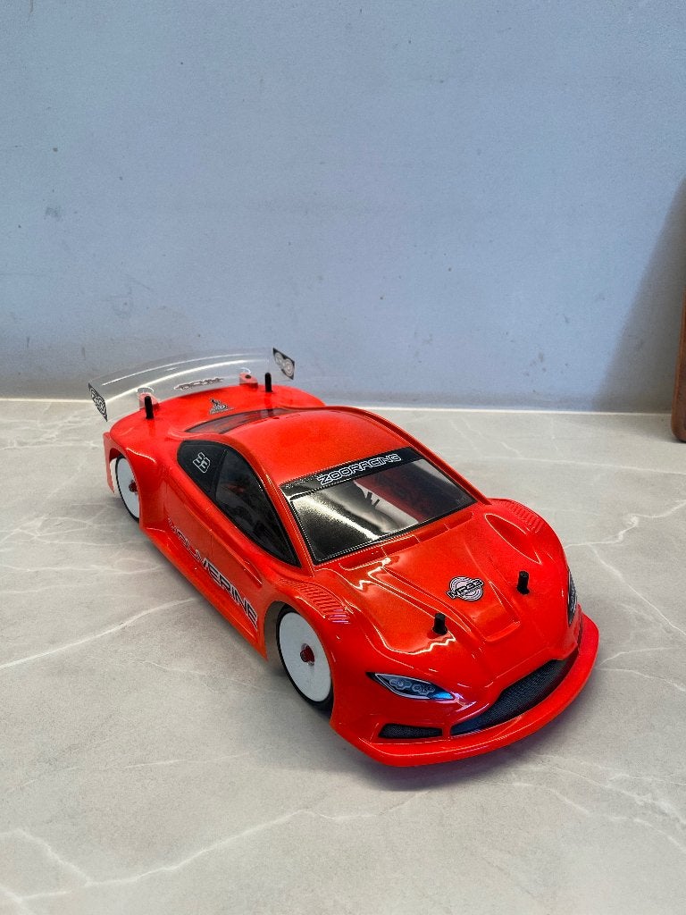 Schumacher MI8 - touring car met toebehoren, Ophalen, Zo goed als nieuw, 1:9 t/m 1:12, Auto