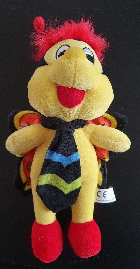 Knuffel: Een vlinder, Enfants & Bébés, Jouets | Peluches, Enlèvement ou Envoi, Comme neuf, Moyen (20 à 80 cm)