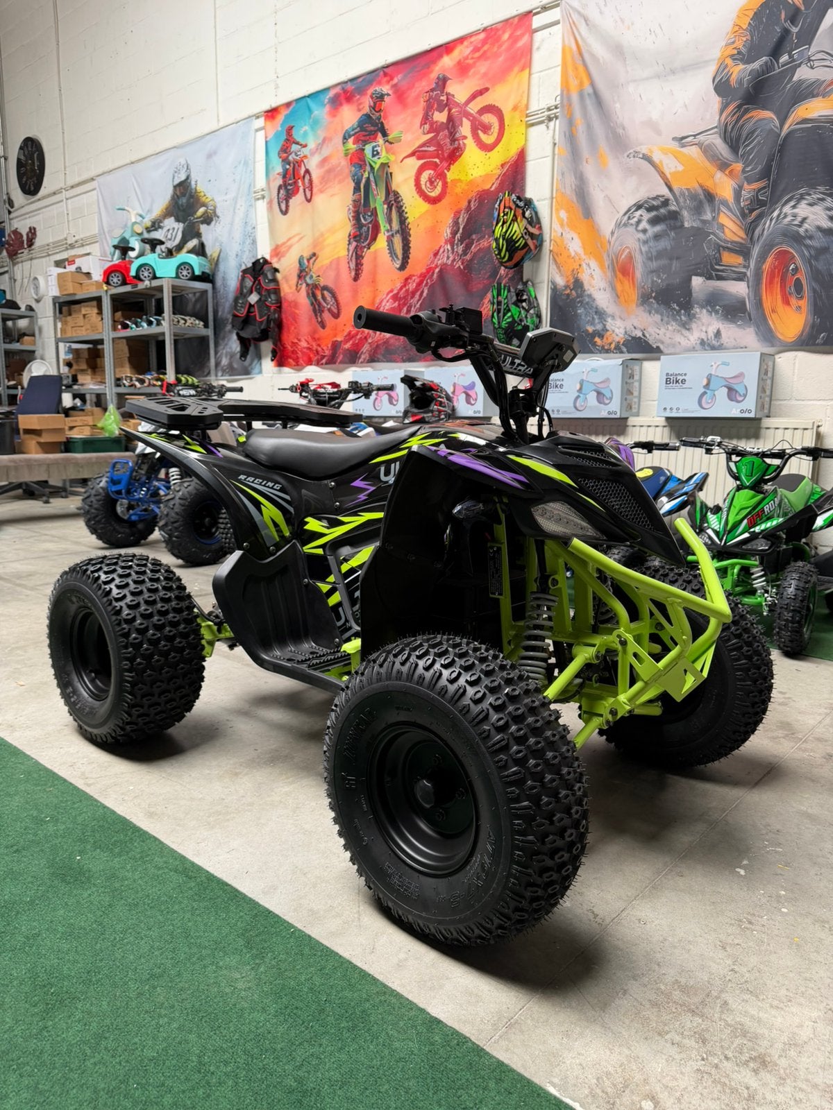 Nouveau quad électrique vert Ultra Motocross 1500W 60V, Enlèvement ou Envoi, Neuf