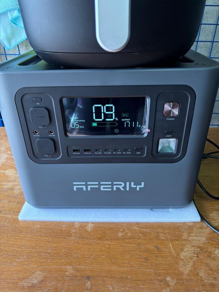 2800W Powerstation 2048Wh Aferiy P280 OFFGRID Thuisbatterij, Ophalen of Verzenden, Nieuw