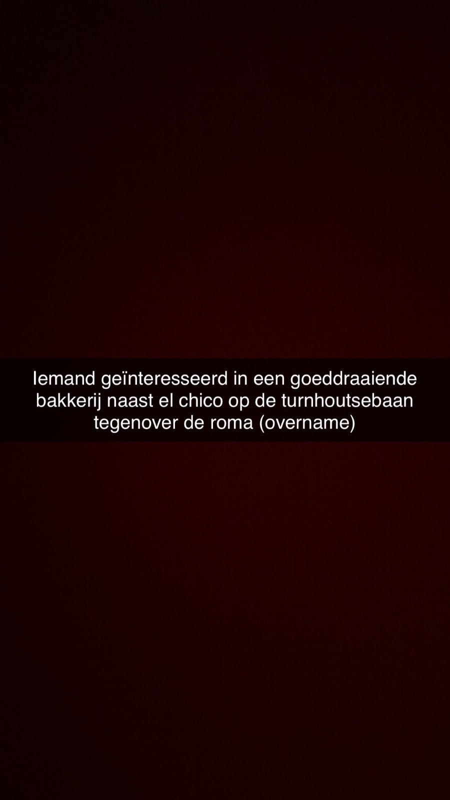 Overnamen bakkerij