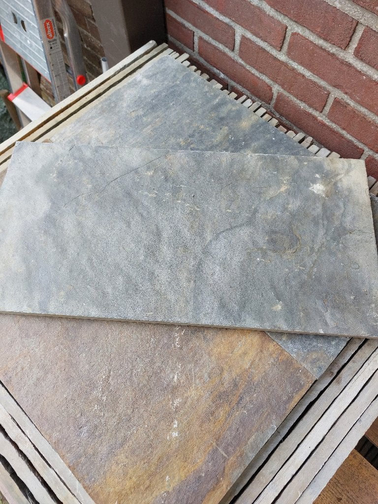 leisteen tegels, Ophalen, 40 tot 60 cm, Hardsteen, Nieuw