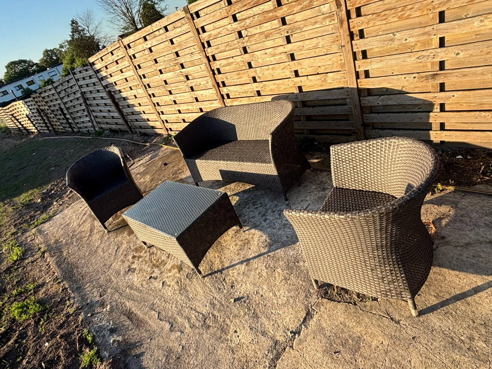 Loungeset niks aan in perfecte staat, Tuin en Terras, Tuinsets en Loungesets, Ophalen, Zo goed als nieuw, Loungeset