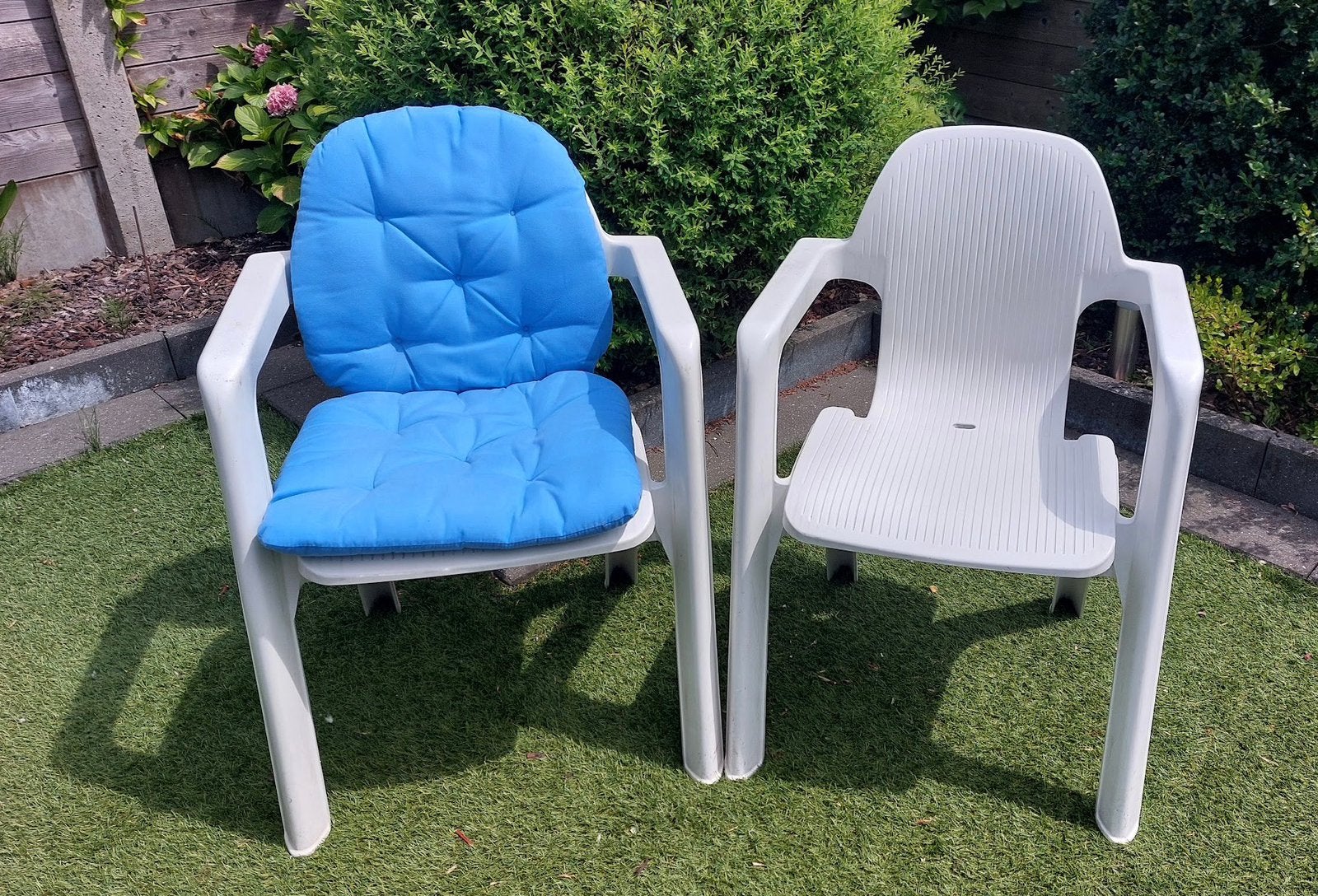 Tuinstoelen, Jardin & Terrasse, Enlèvement, Utilisé, Plastique, Empilable