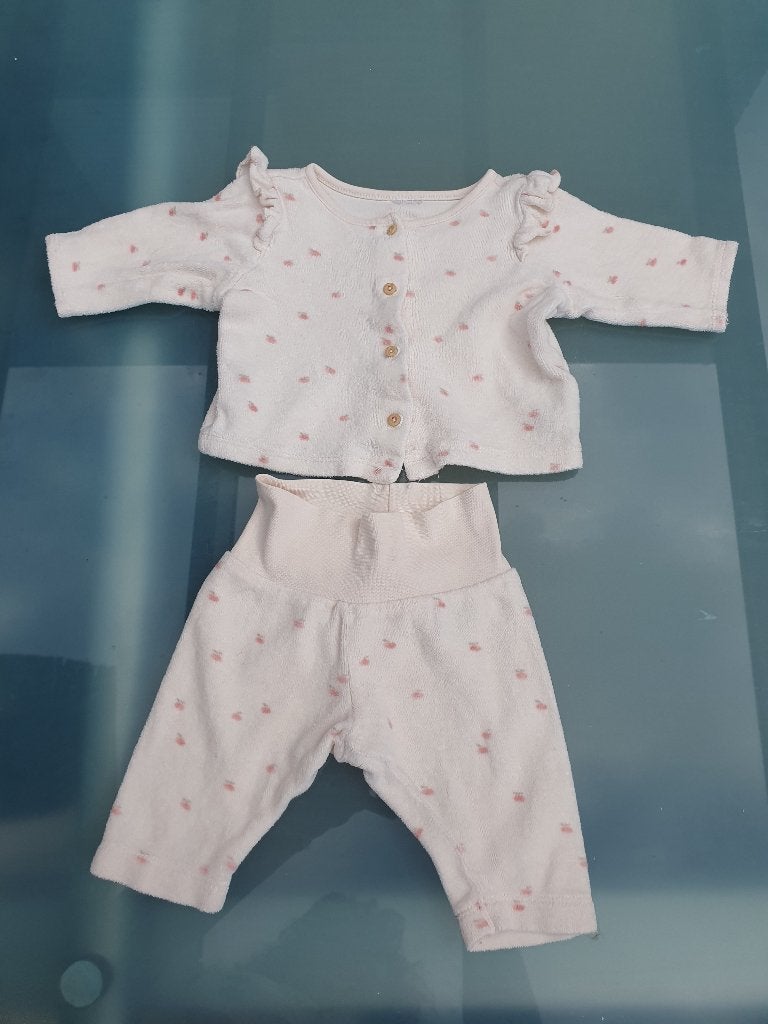 Leuk pakje: vestje en broekje van H&M maat 56, Enfants & Bébés, Vêtements de bébé | Taille 56, Enlèvement ou Envoi, Ensemble, H&M