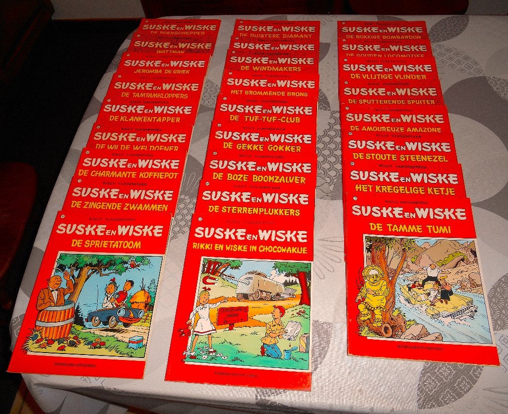 Suske en wiske strips in perfecte staat !, Willy Vandersteen, Meerdere stripboeken, Ophalen, Gelezen