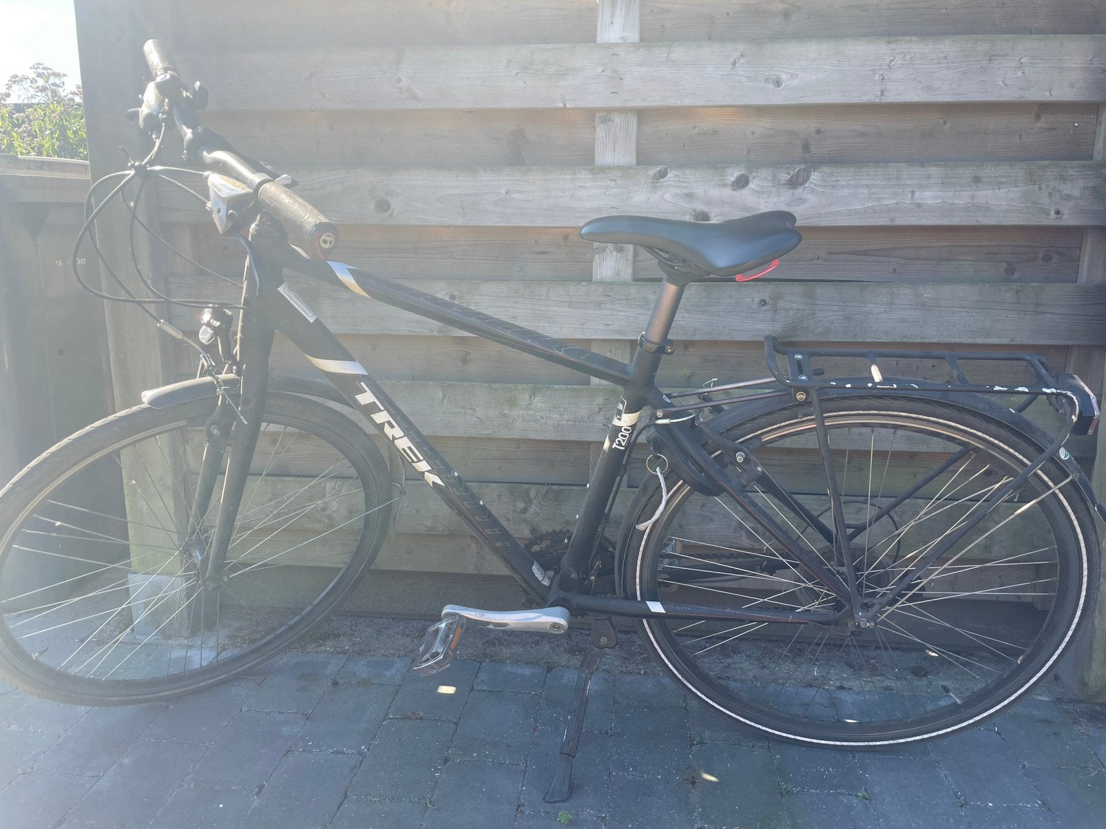 Heren fiets trek, Fietsen en Brommers, Ophalen, Gebruikt, Velgrem, Overige merken