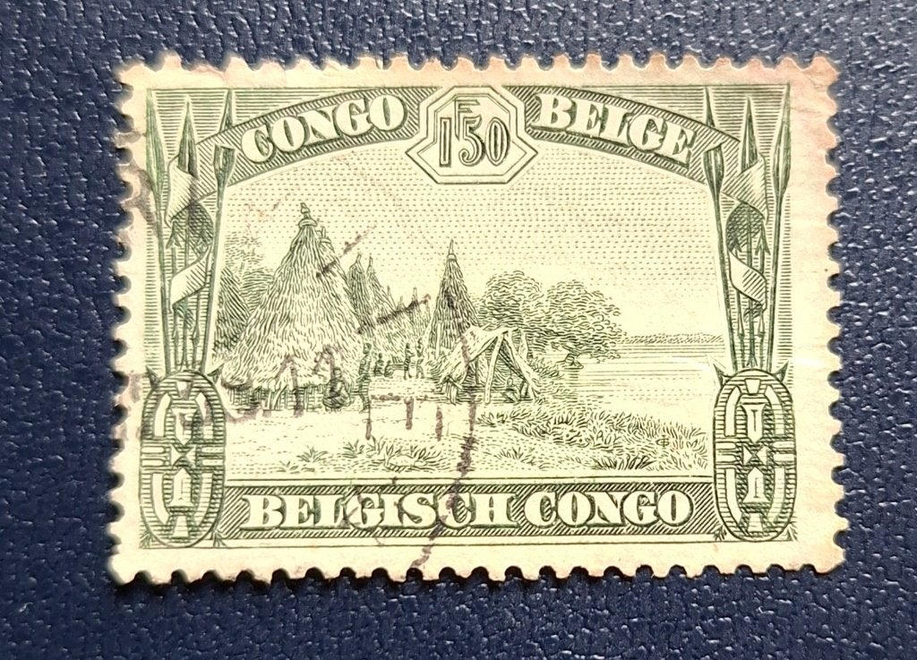 Postzegel Belgisch Congo OBP 177A, Postzegels en Munten, Ophalen of Verzenden, Gestempeld, Gestempeld