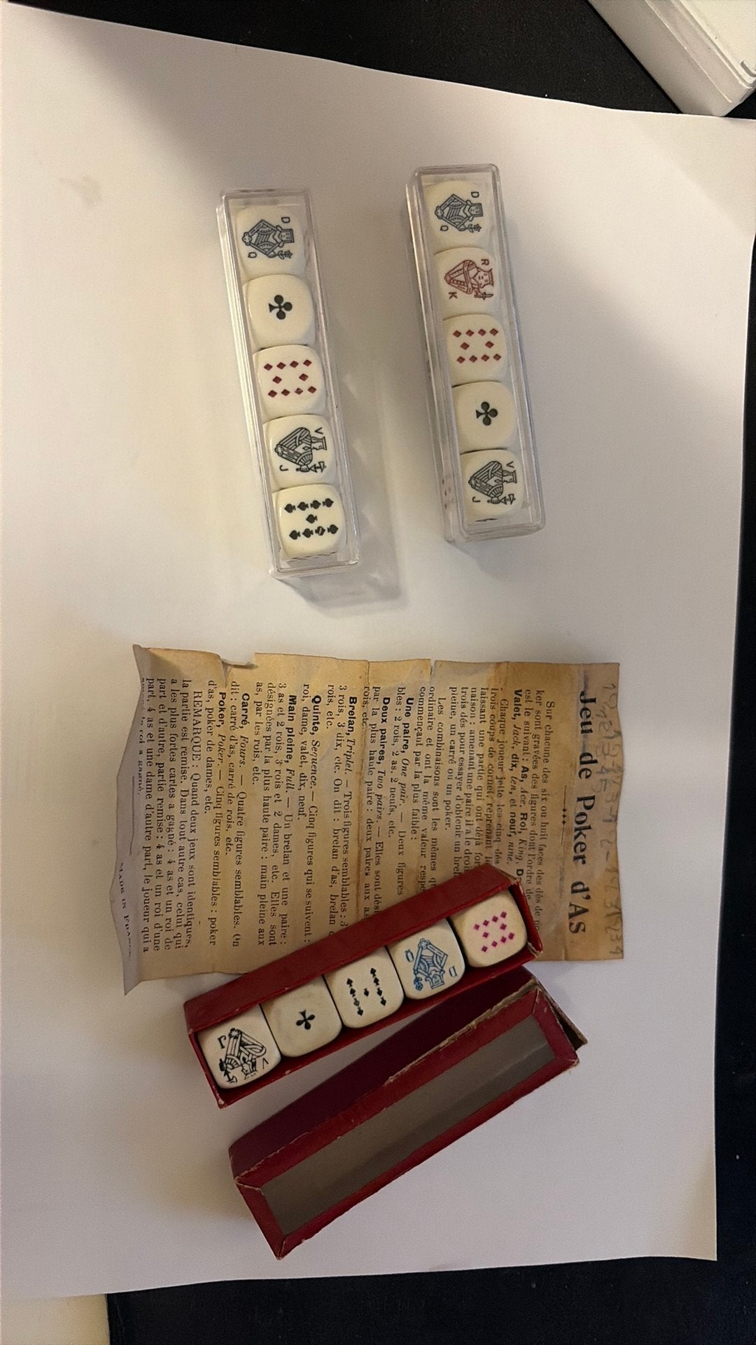 Jeux dés de Poker, Hobby & Loisirs créatifs, Enlèvement ou Envoi