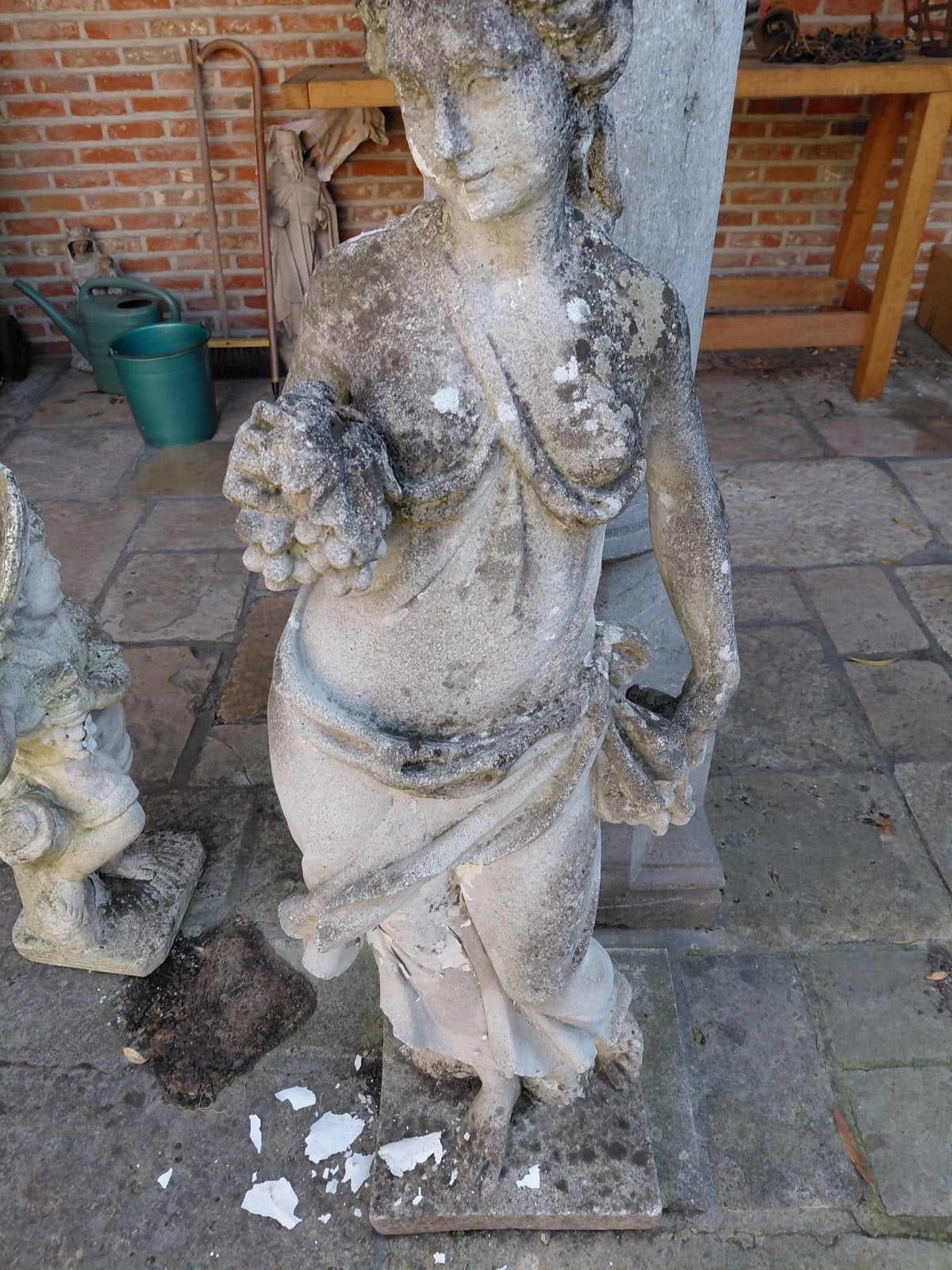oud tuinbeeld 1,20 hoog, Tuin en Terras, Ophalen
