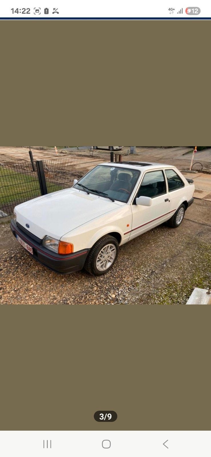 ford escort mk 4, Autos, Ford, Escort, Achat, Diesel, Particulier