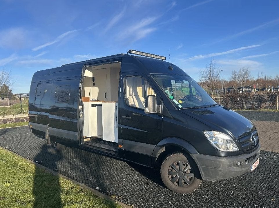 Mercedes Sprinter 315CDI camper, Caravans en Kamperen, Automaat, Chemisch toilet, Buscamper of Camperbus, Bestuurdersdeur