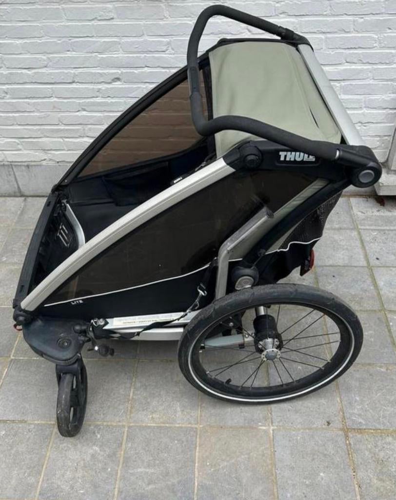Thule chariot lite 2, Gebruikt, Opvouwbaar, 2 kinderen, Ophalen