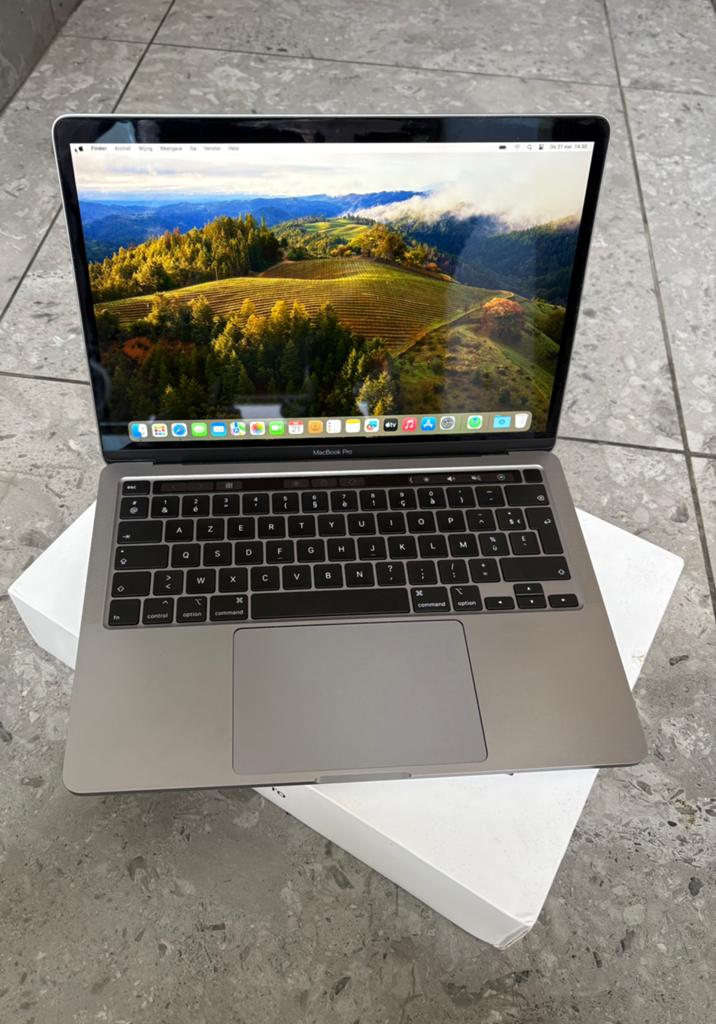 Macbook Pro 13 Inch 2020 Touchbar I5 512GB In Topstaat!!, Computers en Software, Apple Macbooks, Ophalen, Gebruikt, 8 GB, 13 inch