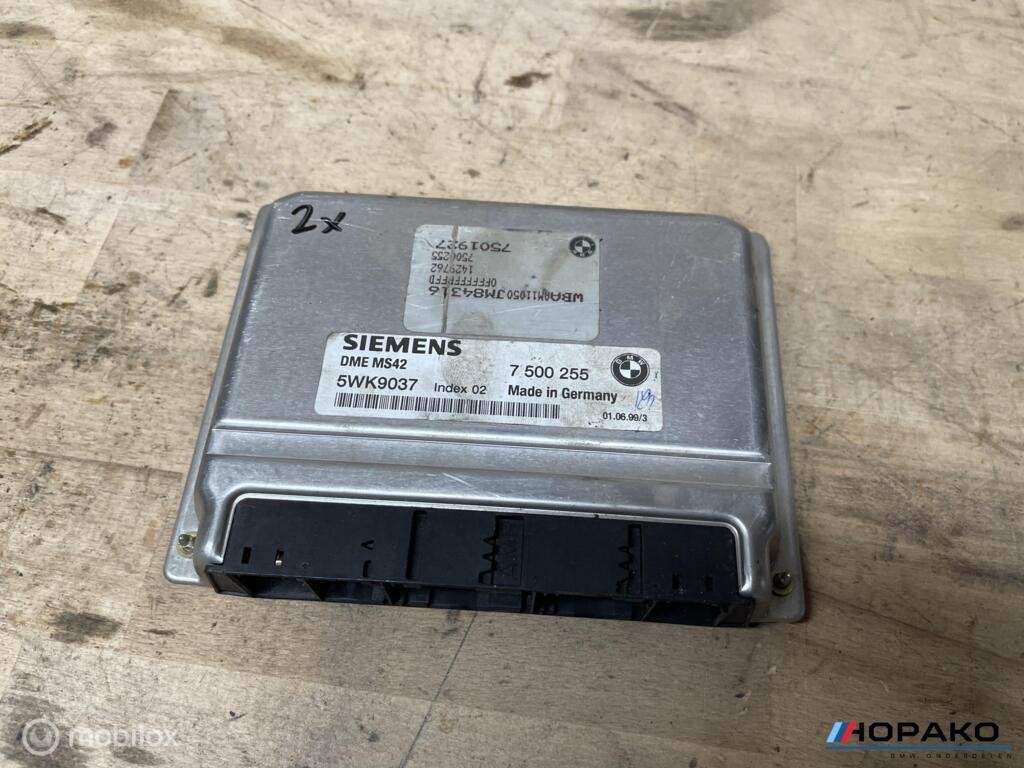 ECU / Motorcomputer BMW E46 7500255 | MS42, Auto-onderdelen, Elektronica en Kabels, Gebruikt, Ophalen of Verzenden