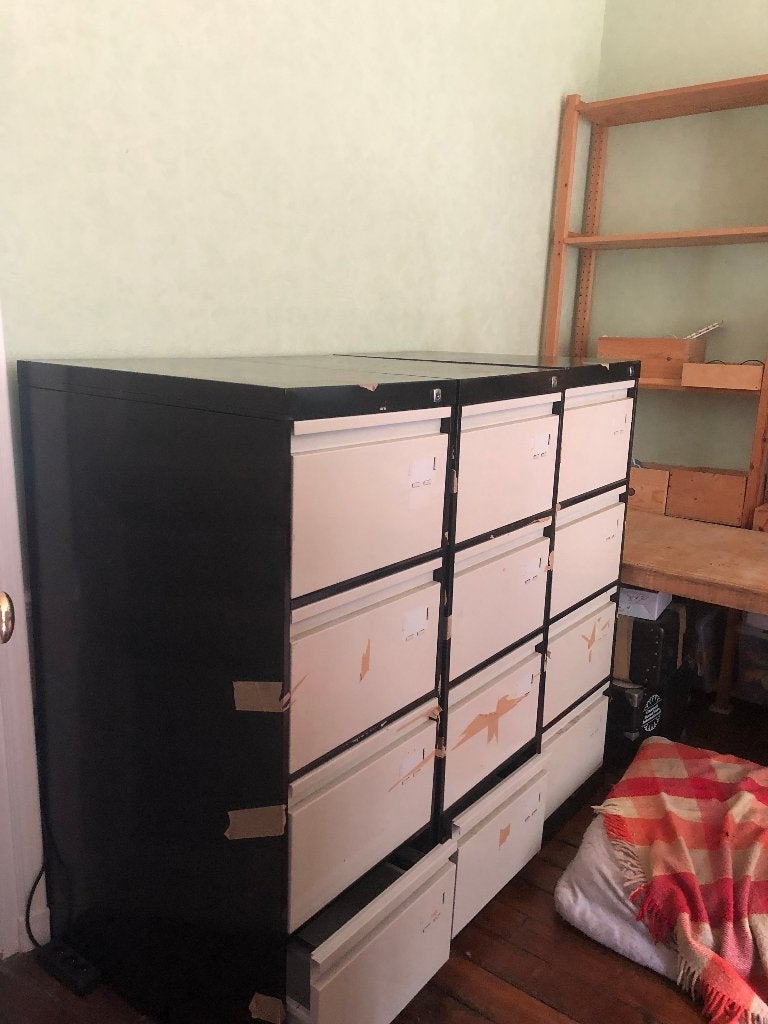 archiefkast, Ophalen, Minder dan 50 cm, Gebruikt, 100 tot 150 cm