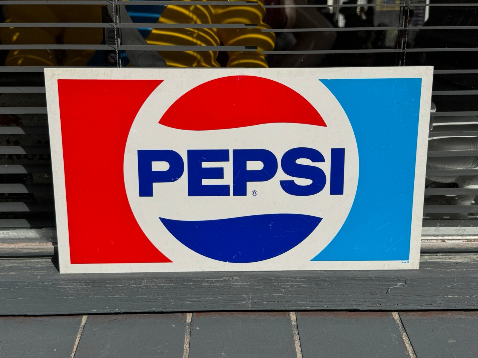 PEPSI Cola oud reclamebord, Verzamelen, Reclamebord, Gebruikt, ., Ophalen of Verzenden