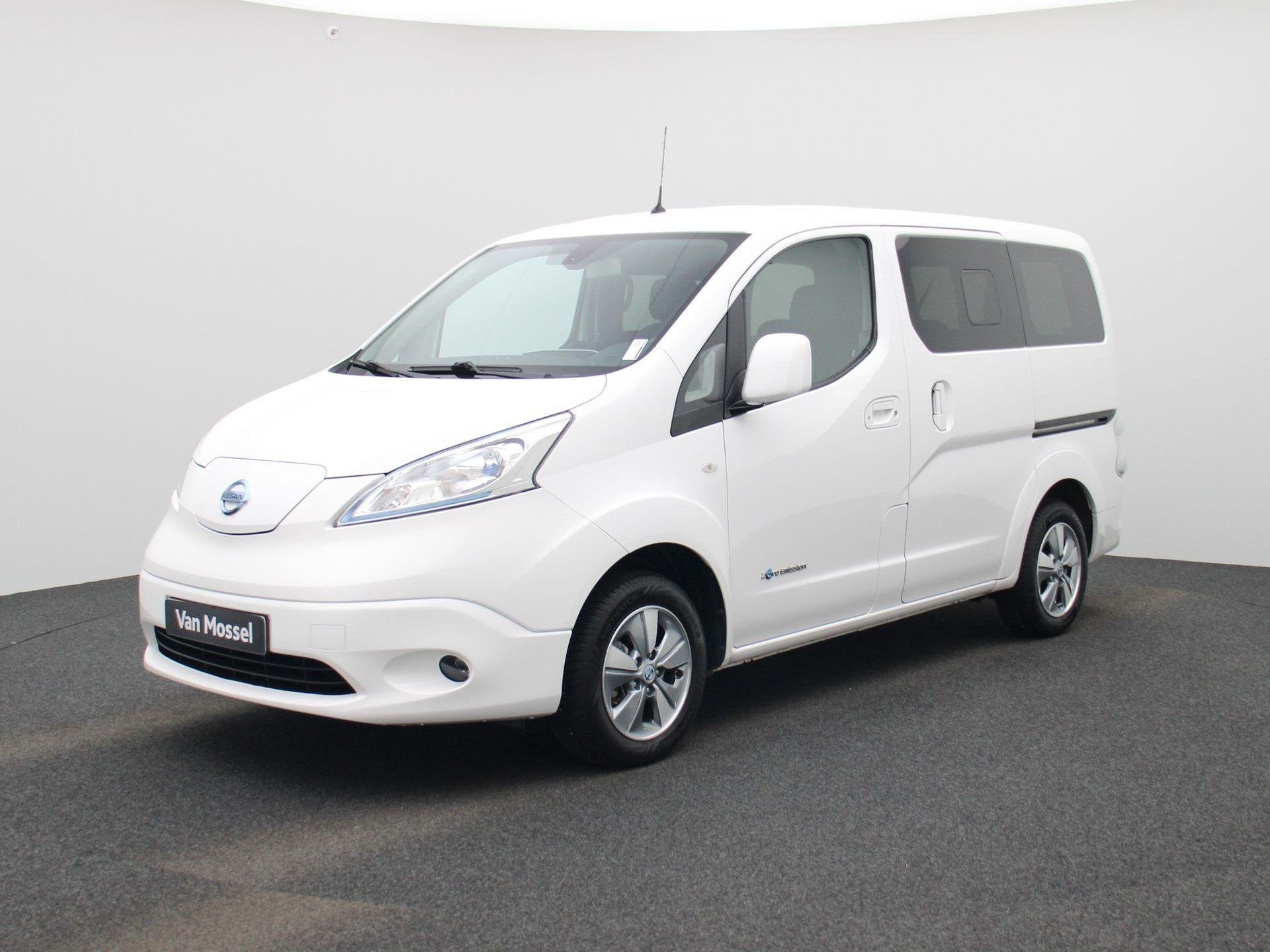 Nissan e-NV200 Business 40 kWh | Camera | Bluetooth | Zetelv, Auto's, Stof, Gebruikt, Automatische klimaatregeling, Wit