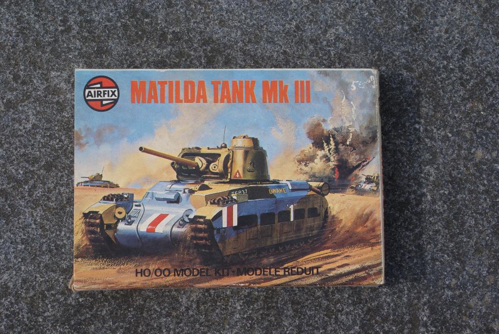 Airfix - Matilda Tank - HO/OO scale, 1:50 ou moins, Tank, Enlèvement ou Envoi, Utilisé