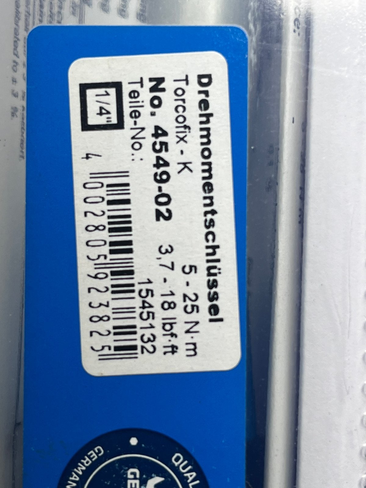 GEDORE Torcofix K momentsleutel 5–25 Nm 1/4” – 2x gebruikt, Auto diversen, Ophalen of Verzenden, Zo goed als nieuw